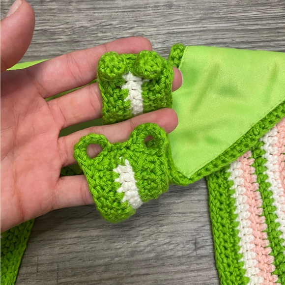 CROCHET HALTER NECK TOP - Picture 3 of 5